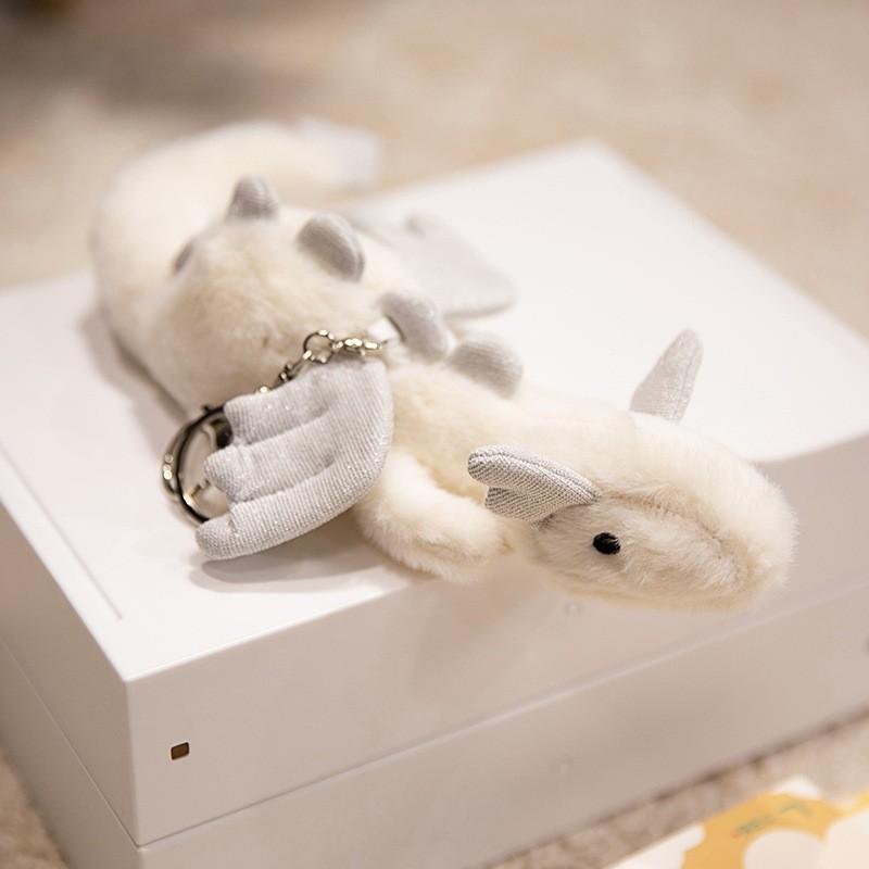 Penguin Cartoon Rabbit Football Shaped Plush Doll Pendant Keychain Birthday Gift