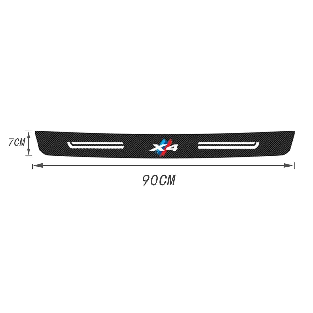 1Pcs for BMW X1 X2 X3 X4 X5 X6 X7  Anti Scratch Threshold Tape Car Rear Bumper Trunk Guard Protector Stickers Accessories