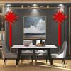 Handmade Chinese Ruyi Knot Pendant: Festive Decoration for Living Room & Entrance
