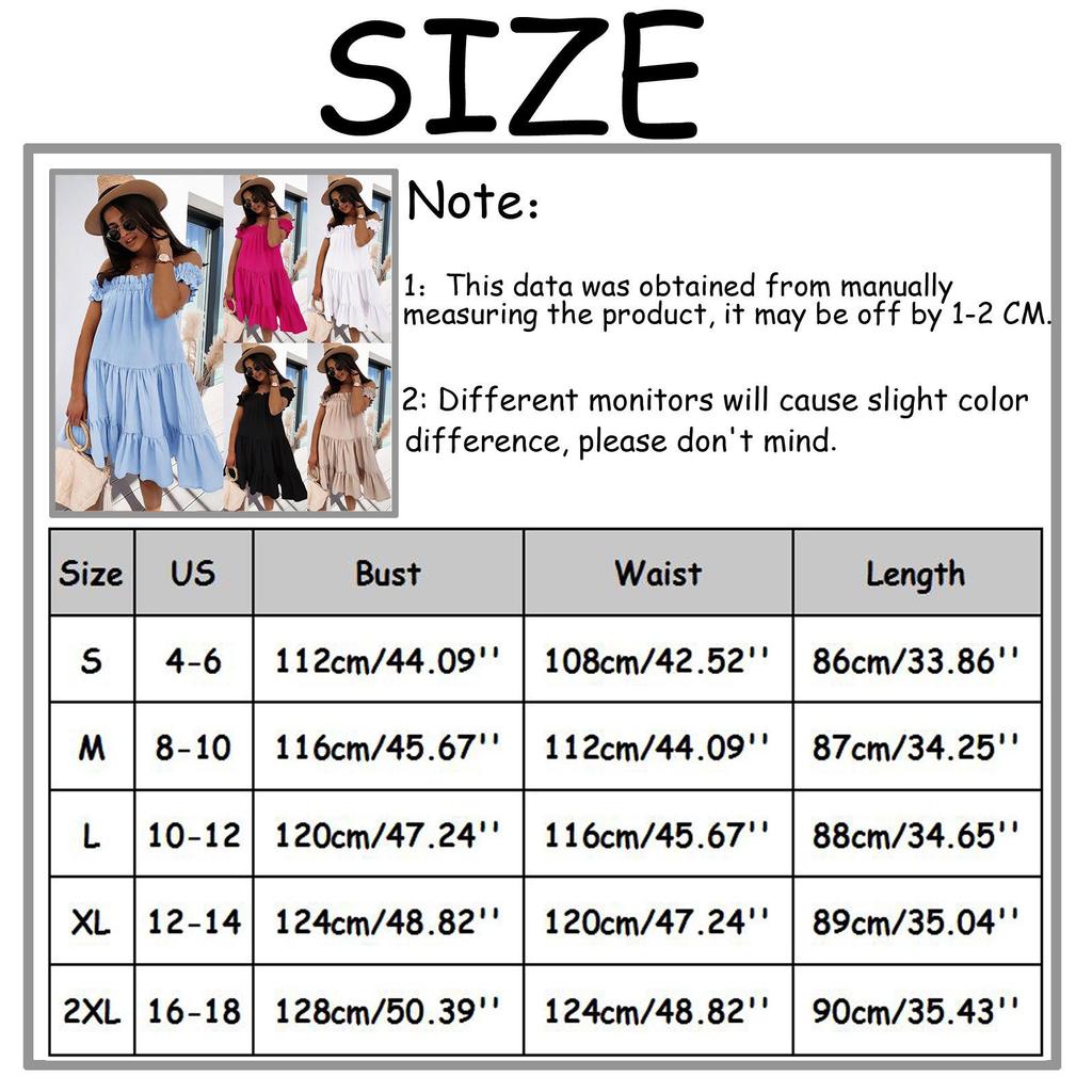 Women's Short Sleeve Casual Loose Ruffled Stitching Cupcake Princess Dress