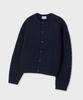 Glw Heavy Cable Knit Cardigan Navy