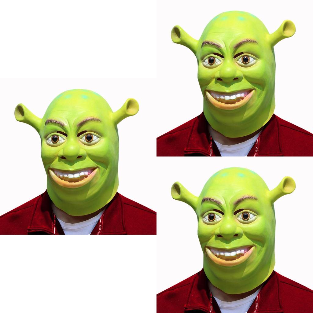 Maschera Shrek Costume Maschera Accessori Costume Cosplay Necessità di Halloween Quotidiano