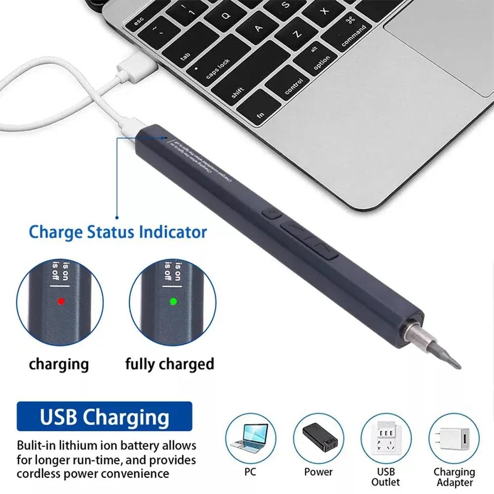 Multi-Function Electric Screwdriver Set - High Torque, Charging Type, Complete Tools for Maintenance Professionals