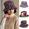 Fisherman Hat Bucket Hat for Girls Colorful Reversible Casual Caps for Sports Gym Mountain Camping Hat Outdoor Sunshade