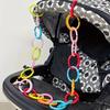 10PCS Smooth Surface Rainbow Hanging Ring Stroller Attachment  Babies And Toddlers Stroller