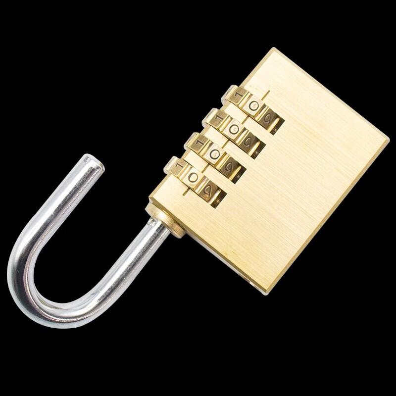 Haistik HKC-550 Brass Combination Luggage Padlock