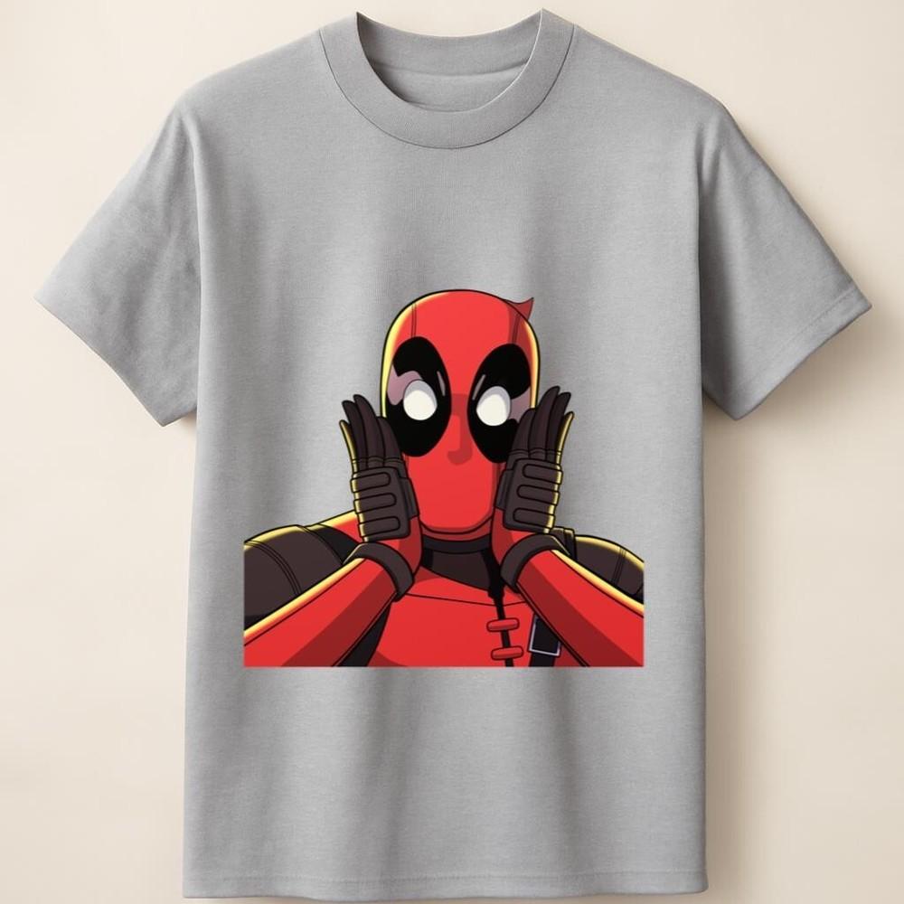 Deadpool Surprised Meme Unisex T-Shirt Unisex T-Shirt L