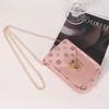 JYL TS Women's Sling Bags  Flower Bag 072 Crossbody PU Retro Chain Phone Bag