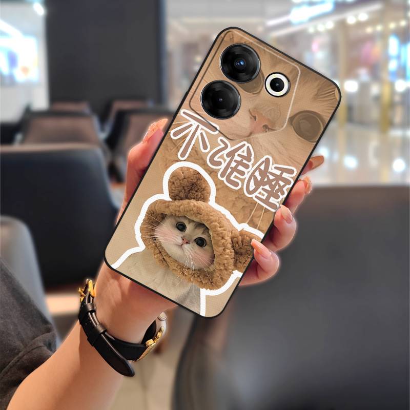 Waterproof TPU Phone Case For Tecno Camon20 Pro 5G/CK8n Durable Back Cover Anti-dust Phone Pouch Couple Dirt-resistant