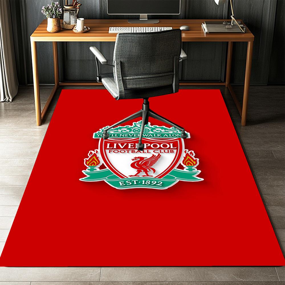 Liverpool Football Club Printed Carpet,Rug,for Office Chair Living Room Bedroom Kitchen Room Decor Gifts.