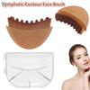 Lymphatic Contour Face Brush - Dual-Sided Wooden Facial Massager with Protective Case