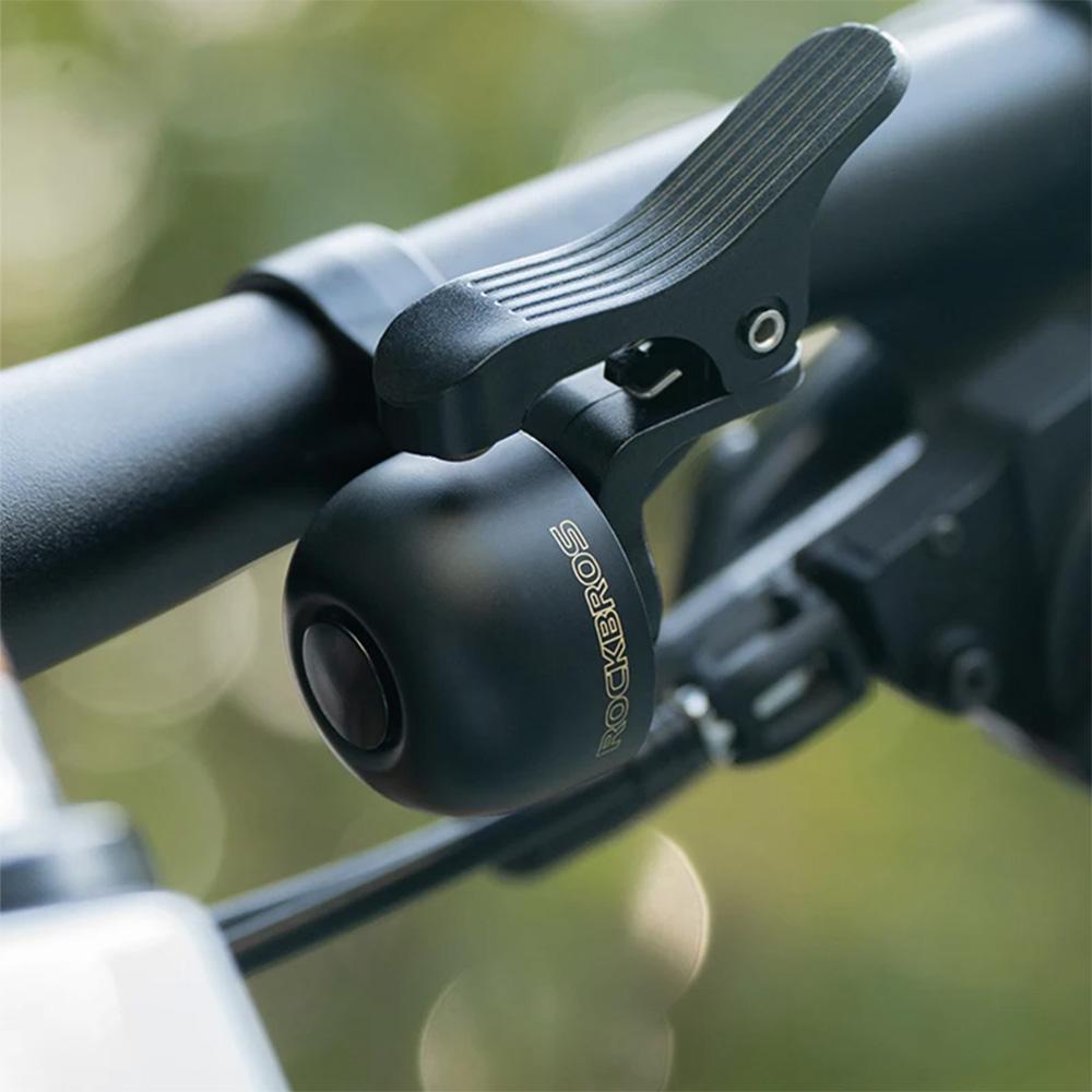 Bicycle Bell for the Right Side of the Handlebar - Black