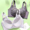 Large-sized Lingerie Women's Full-cup Ultra-thin Gathering Bra Breast Retraction and Anti-sagging Bra Push Up Bra