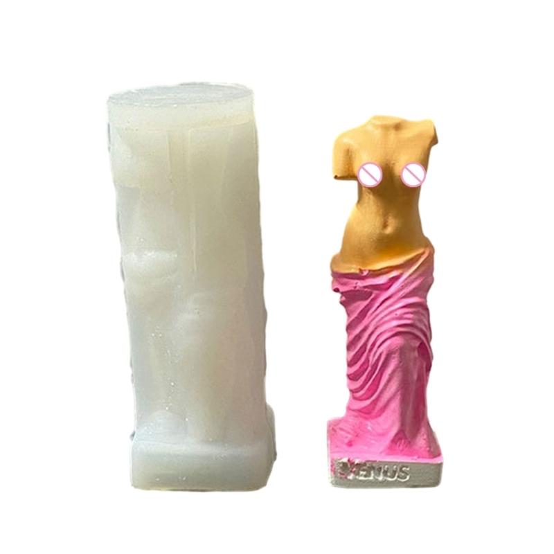 Сделай сам Литьевая форма Скульптура Формы для свечей, Силиконовая форма для поделок Подвеска 3D Скульптура Форма для свечей Украшения для свечей Формы