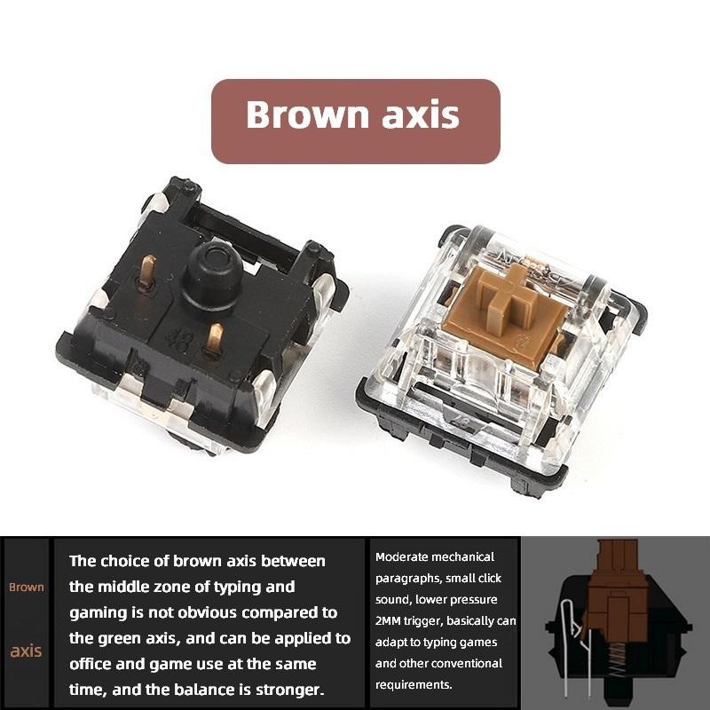 10dílný spínač klávesnice balicího stroje Černá hřídel Červená hřídel Hnědá hřídel Modrá hřídel Výměna klávesnice Test opravy Výměna Cherry MX