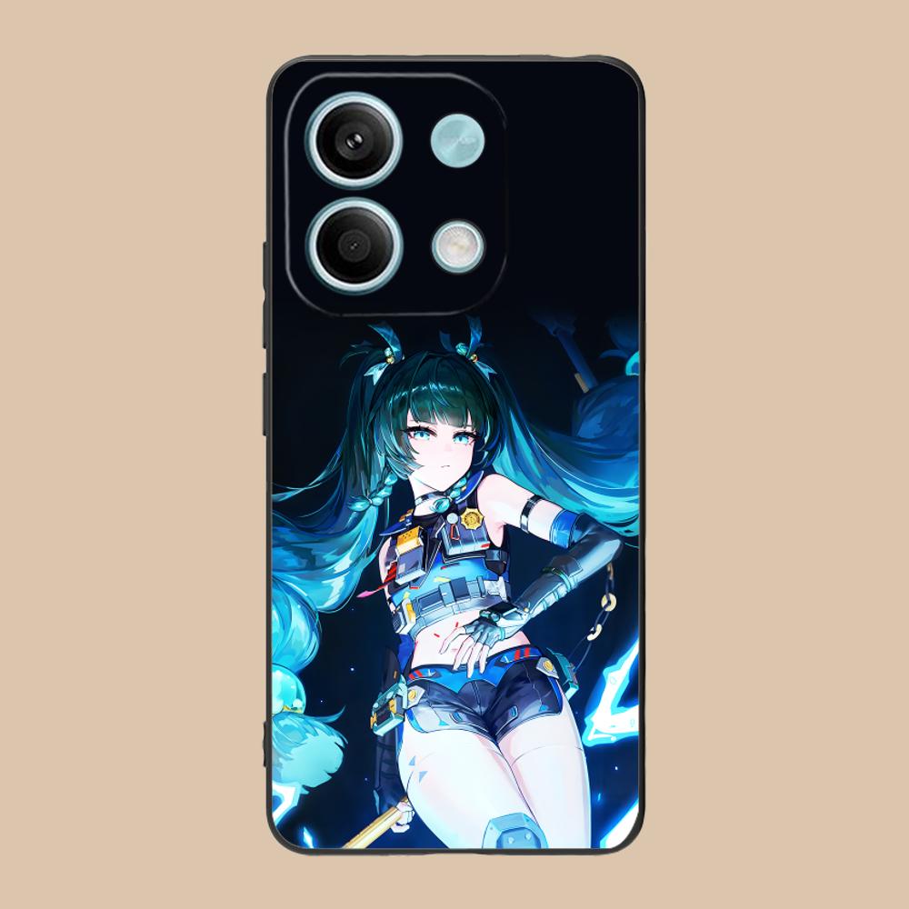 Zenless Zone Zero QingYi Phone Case for POCO F7 F6 F5 F4 F3 F2 Pro GT C75 C71 C65 C61 C40 Pro Ultra Colorful Printing Cover