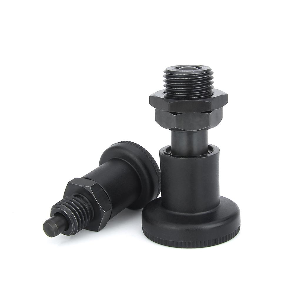 M12/M16 Fine Thread Stainless/Carbon Steel Locking And Positioning Index Bolts KST216 Three Colors Plastic Knob Indexing Plungers