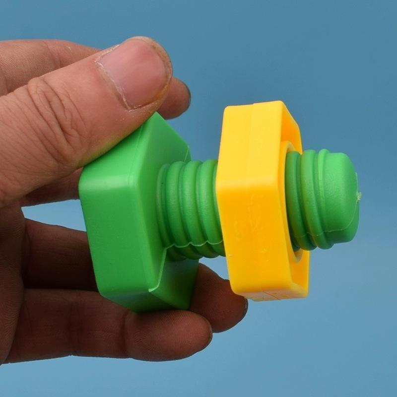 Plastic Nuts And Bolts For Kids Screw Building Blocks Fine Motor Skills Montessori Educational Toys Bloc De Construction