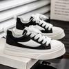 Autumn Canvas Shoes Men Trendy Vulcanized Shoes Breathable Patchwork Canvas Sneakers Men Youth Casual Skateboard Sneakers 2026