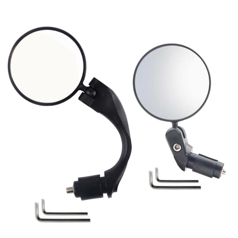 360-Degree Rotatiing Universal Bike Rearview Mirror Adjustable Mountain Vehicle Foldable Convex Mirror Riding Equipment
