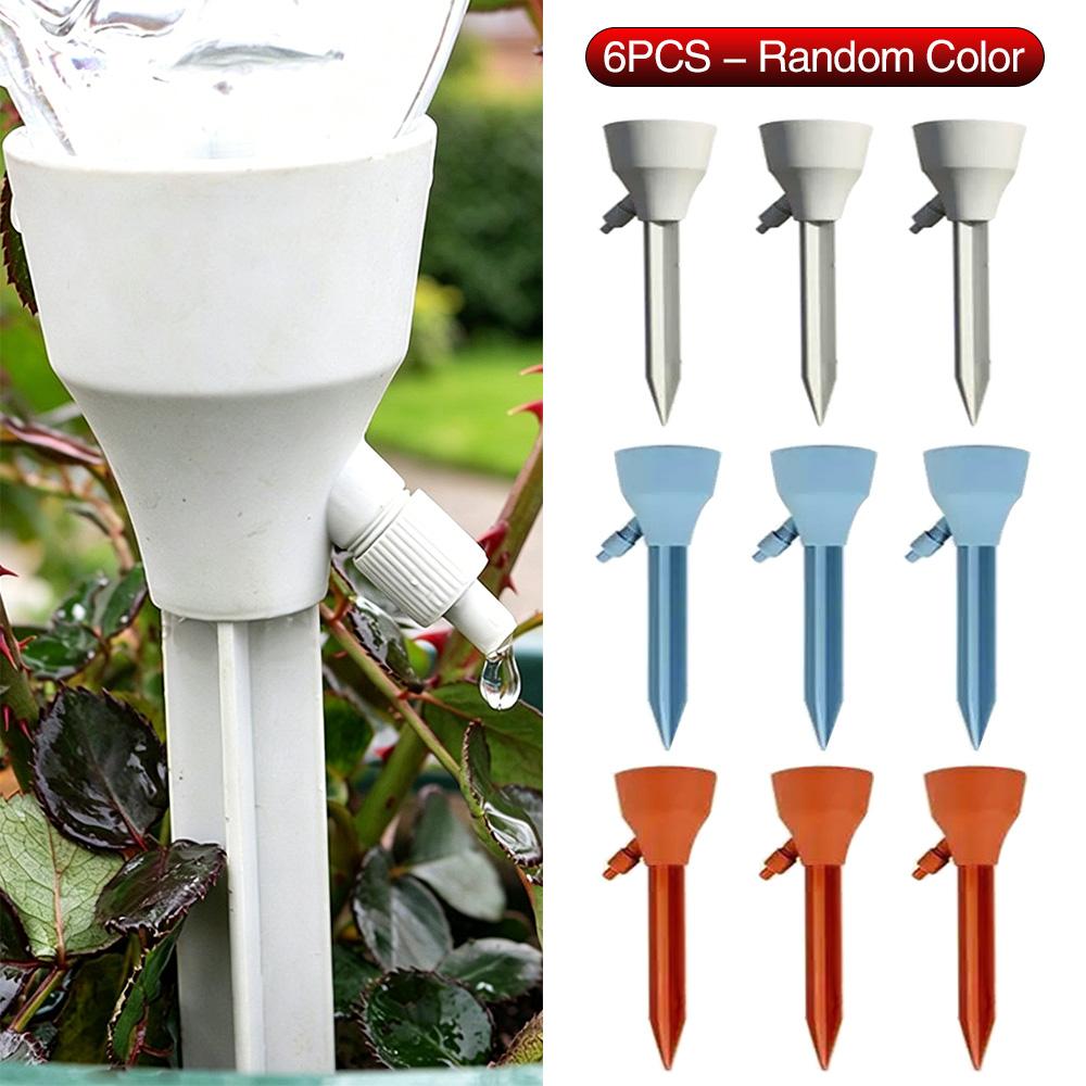 Adjustable Drip Waterer 1/3/6 PCS Self Watering Spikes Auto Drip Irrigation System Household Potted Plant Water Dripper Garden S