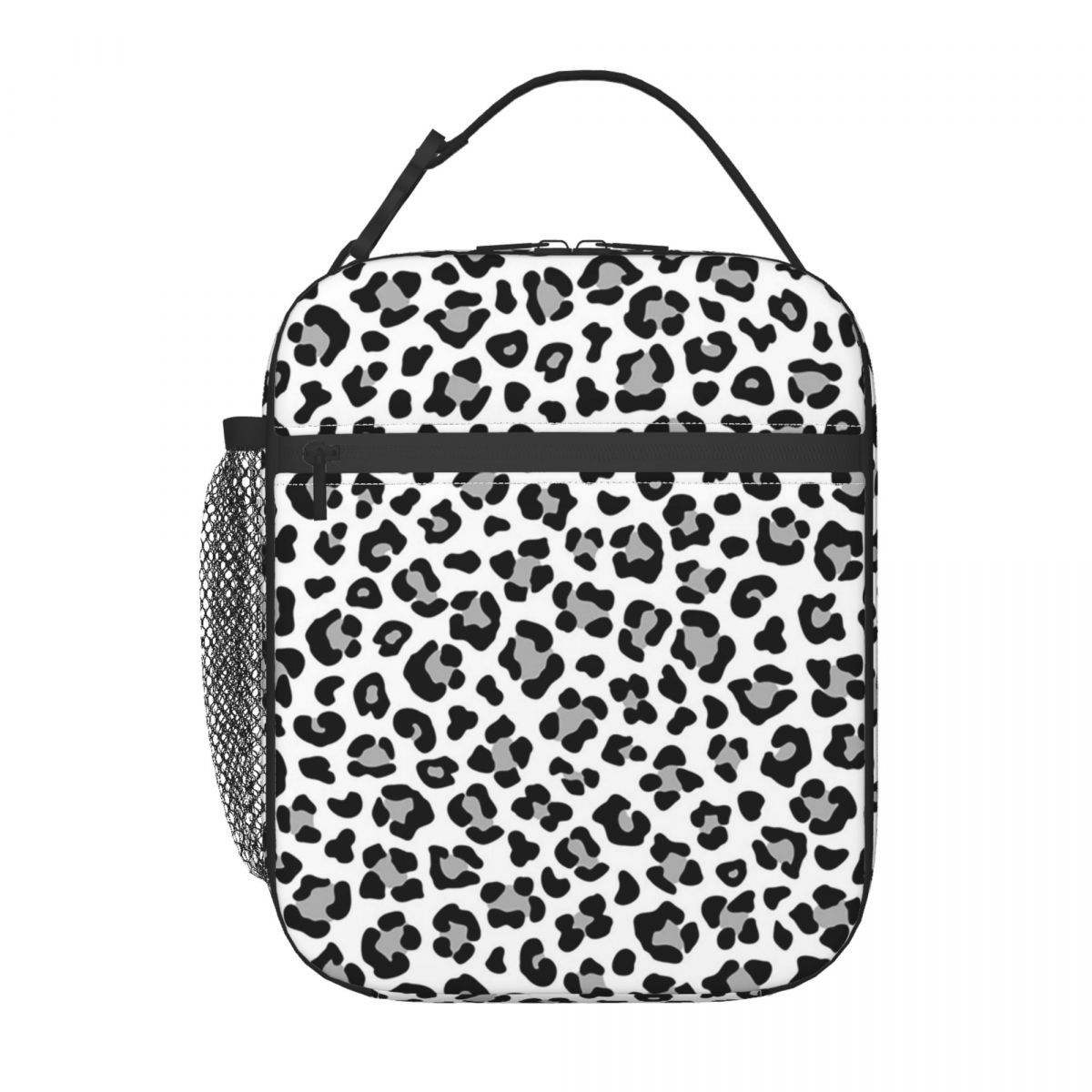 

Leopard Animal Skin Pattern Insulated Lunch Bag for Women Kids Leakproof Food Boxes Thermal Lunch Box Tote One Size