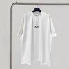Trendy BL Paris Letter Print Loose T-Shirt - Unisex Short Sleeve Base Layer