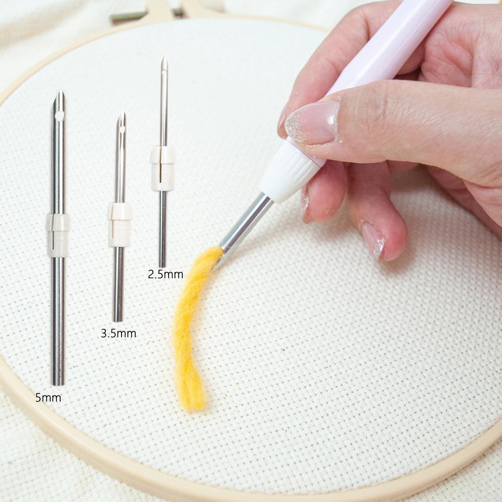 Embroidery Kit Punch Needle Stitching Tool Magic Embroidery Needle Pen Weaving Tool Knitting Sewing Tools For DIY Carpet Insole