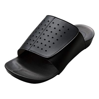 AKAISHI Official Arch Fitter 601 Chair (M, 23.0-23.5cm, Black) Men's Slippers and Room Shoes for Bunions