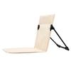 Folding Back Beach Chair with Carry Bag Portable Backrest Chair Oxford Cloth Floor Lounger Chair for Outdoor Picnic Barbecue