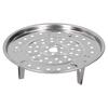 Stainless Steel Heat Resistant Steaming Rack Tripod Design Non Stick Rack for Food Cake(23.5CM )