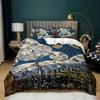 Starry Night Van Gogh Oil Painting Famous Sky Star Art Bedding Set Single Twin Double Queen King Cal King Size Bed Linen Set