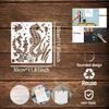 Set of 4 Large Ocean Templates: Jellyfish, Seahorse, Turtle