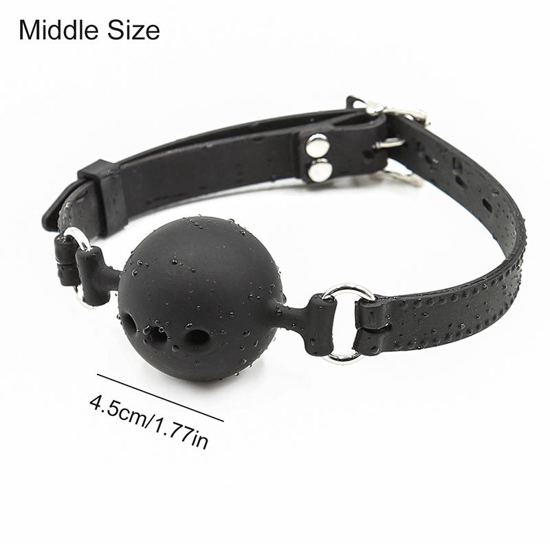 Silicone Open Mouth Gag Ball Bdsm Bondage Mouth Belt Slave Ball Erotic Sex Toys for Woman Couples Adult Game Accessories Toys