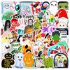 50PCS Cute Cartoon Festival Stickers for Notebooks, Skateboards, Water Bottles, and Luggage