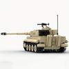 Military Series Building Blocks MOC Artillery Armored German Tiger E Tank Model DIY Kids Puzzle Assembly Toys Boys Birthday Gift