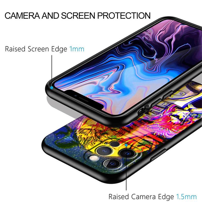 Cartoon Anime JoJo Jotaro Kujo Cover For Apple iPhone 14 13 12 11 SE XS XR X 7 8 6 mini Plus Pro MAX 2020 Black Phone Case