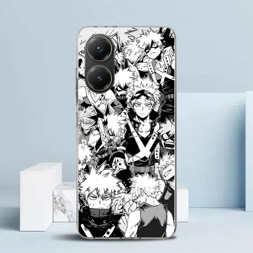 

Бактего Кацуки MHA Мой герой Чехол для телефона для Xiaomi Poco F7 Ultra X5 X6 X7 Pro M7 Redmi 15C 15 13C 13 12C 12 10C 10 10A 9 9C 9A 9T Redmi 12