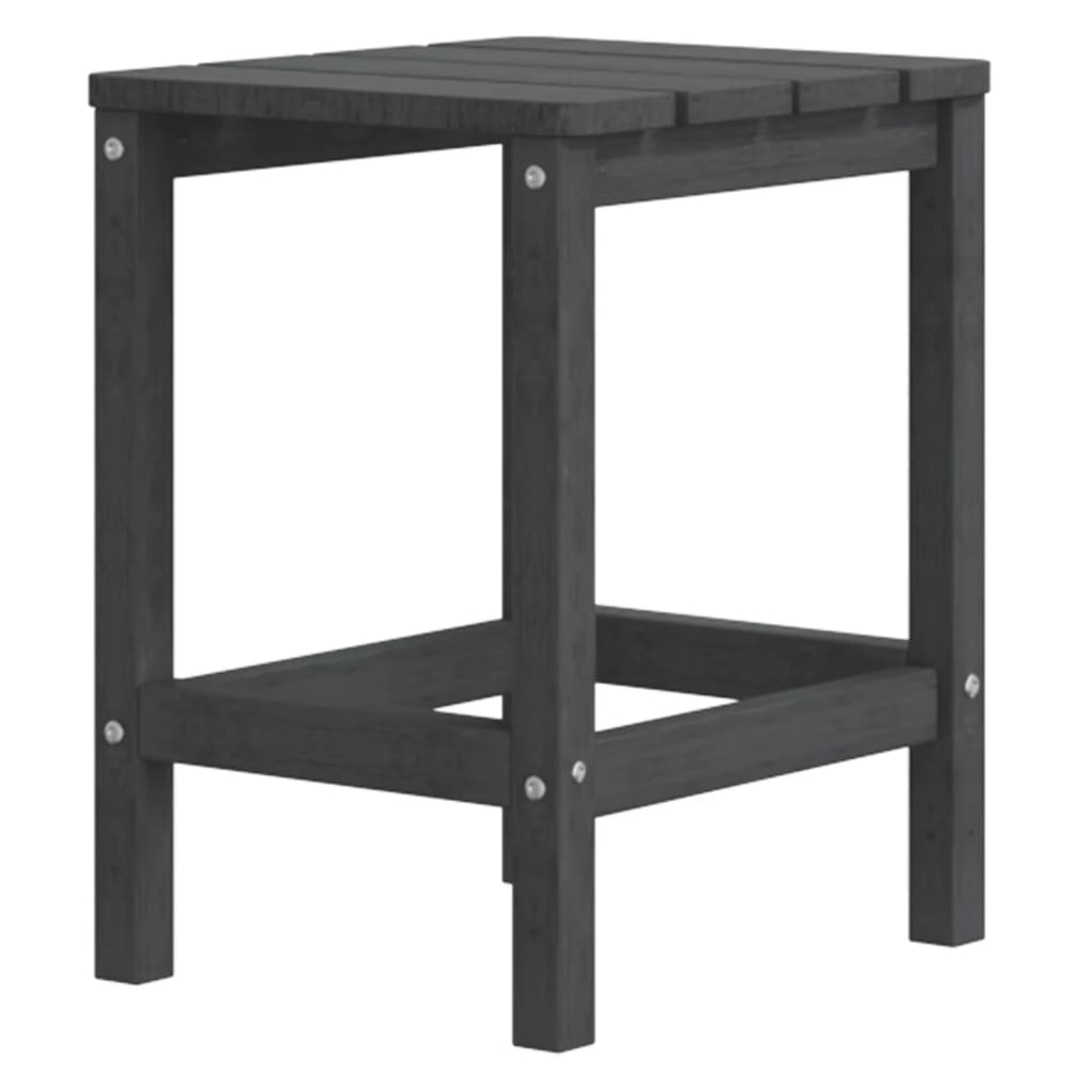 Vidaxl Stolik Ogrodowy Adirondack, Antracytowy, 38X38X46 Cm, Hdpe