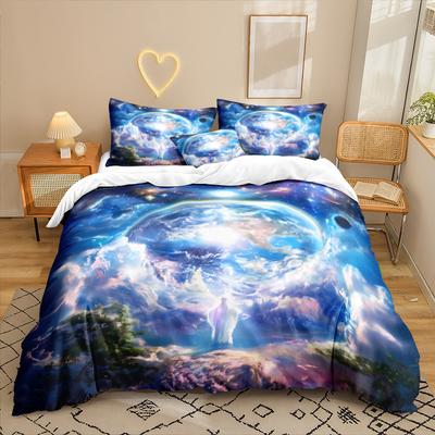 Animation Series 3D Digital Printing Three-Piece Bedding Kit Bed Sheet Quilt Cover