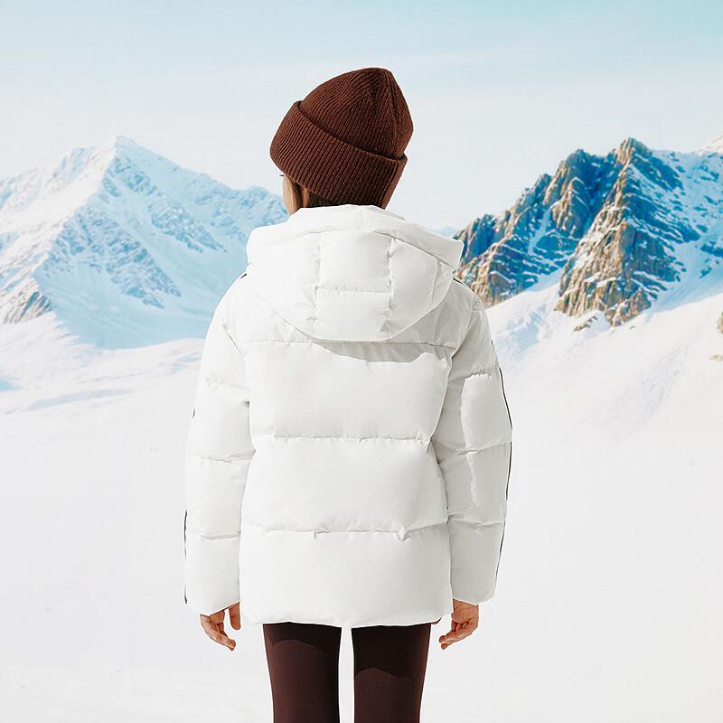 ASICS Kids' Winter Water-Resistant Padded Hooded Down Jacket