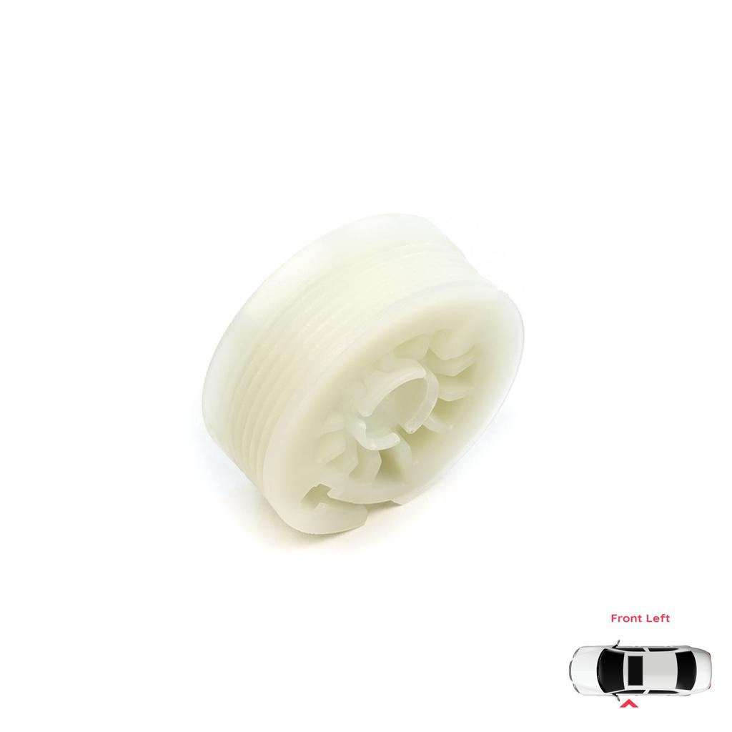V2BWR5223 Window Regulator Repair Cable Roll Gear Reel Wheel Pulley Front Left Door for Hyundai I30 MK2 GD 2011-2017 Kia Ceed MK2 JD 2012-2018 5-Door