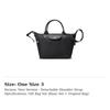 Longchamp Le Pliage Energy Nylon-Canvas Handtasche Klein Damen Schwarz 1512HSR001