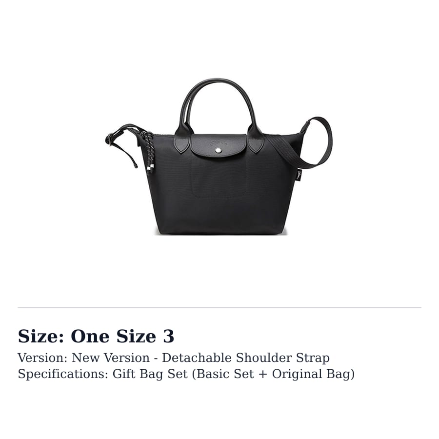 Longchamp Le Pliage Energy Nylon-Canvas Handtasche Klein Damen Schwarz 1512HSR001