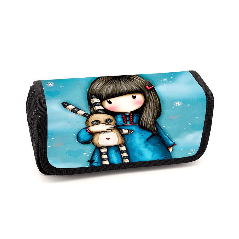 Gorjuss santoro peripheral animation backpack men and women pencil bag meal bag satchel