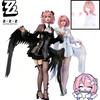 Zenless Zone Zero ZZZ Remielle Dan Cosplay Costume Dual Form Black White Outfit Dress Carnival Anime Game Role Play Wig