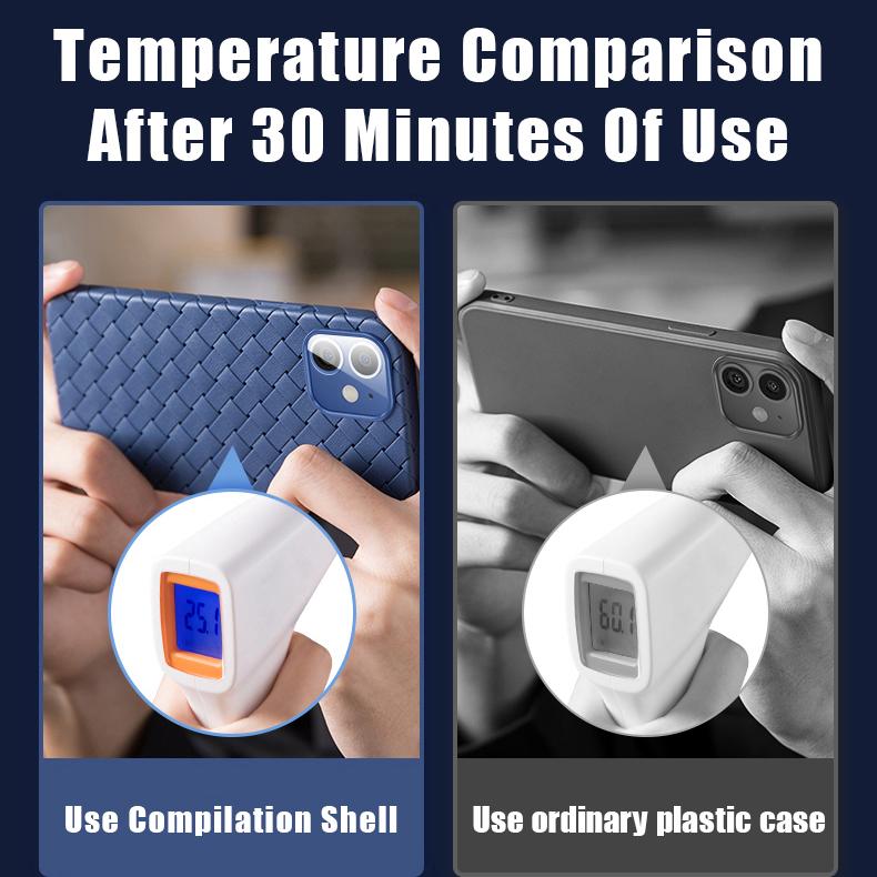 Atmungsaktive Silikon-Telefonhülle für iPhone 14 Pro Max 14pro 13 12 Mini 11 Xr Xs X 6s 7 8 Plus Max Weiche Bv Webmuster-Tpu-Abdeckung