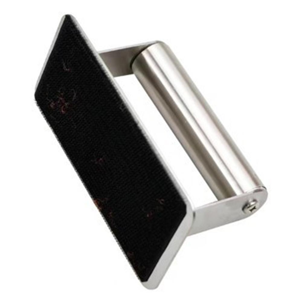 Teppanyaki Griddle Barbecue Grill Pan Cleaning Brush Scrubber Pad with Stainless Steel Handle