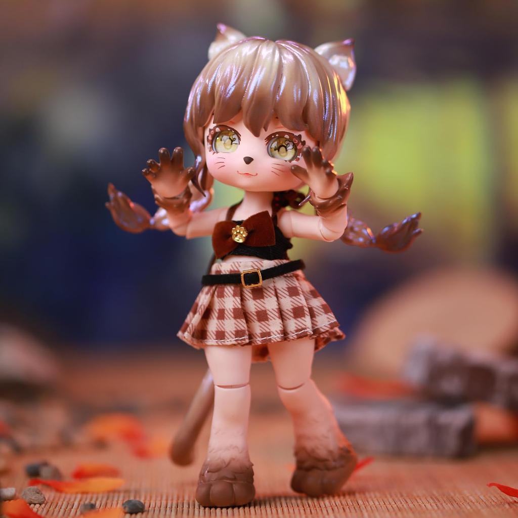 ICY Fortune Days 14cm BJD Doll Beast Series Doll Made of PVC Perfect for DIY and Girl Doll - Set, & ABS, Gifts, Decoration, Exercise, Collections,