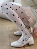 Polka Dot Tights For Women Street Slimming Leggings White Dot Girls Y2K Stockings Velvet Vintage High Waist Stockings Pantyhose
